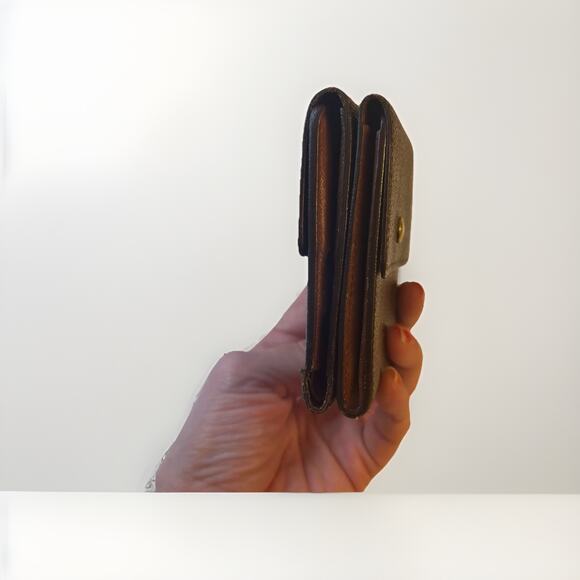 Authentic LOUIS VUITTON Elise trifold wallet vintage monogram - Picture 3 of 14